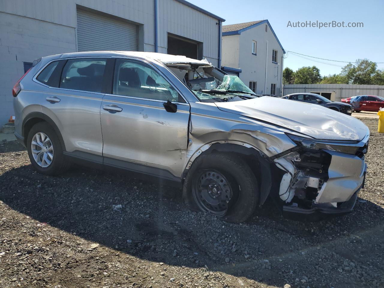 2023 Honda Cr-v Lx Silver vin: 2HKRS4H2XPH422143