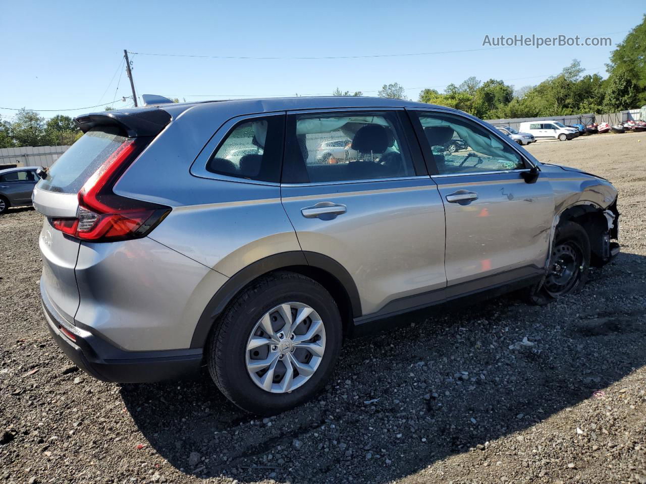 2023 Honda Cr-v Lx Silver vin: 2HKRS4H2XPH422143