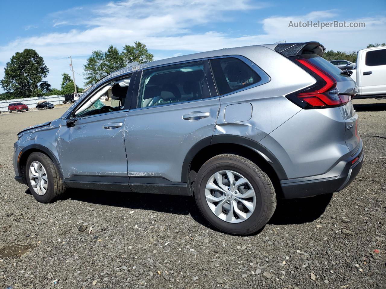 2023 Honda Cr-v Lx Silver vin: 2HKRS4H2XPH422143