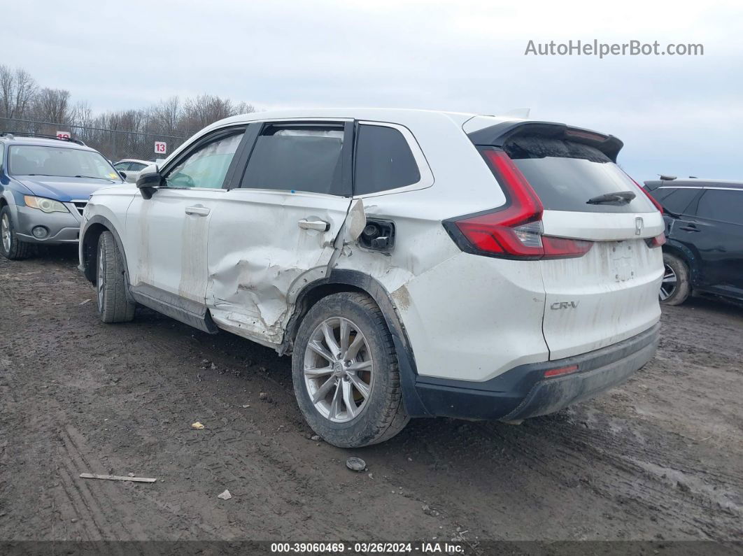 2023 Honda Cr-v Ex Awd White vin: 2HKRS4H48PH408713