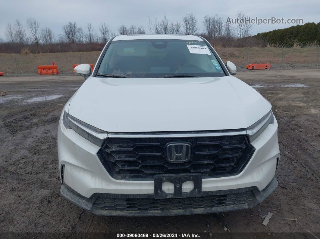 2023 Honda Cr-v Ex Awd White vin: 2HKRS4H48PH408713