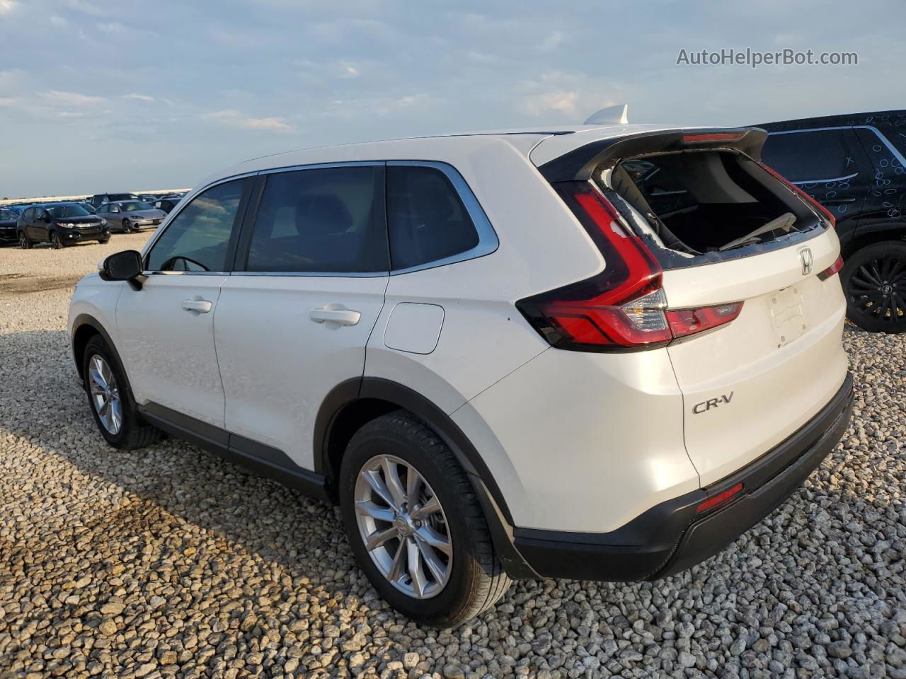 2023 Honda Cr-v Ex White vin: 2HKRS4H48PH427553