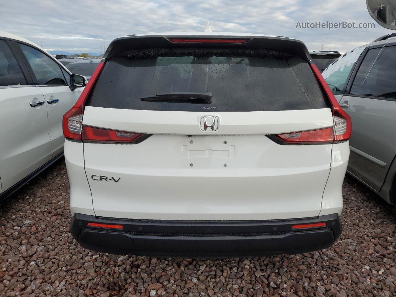 2023 Honda Cr-v Exl White vin: 2HKRS4H71PH407543