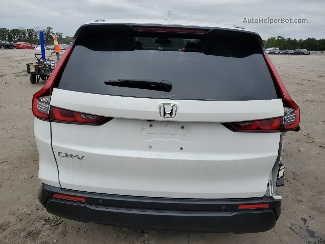 2023 Honda Cr-v Exl White vin: 2HKRS4H73PH404935