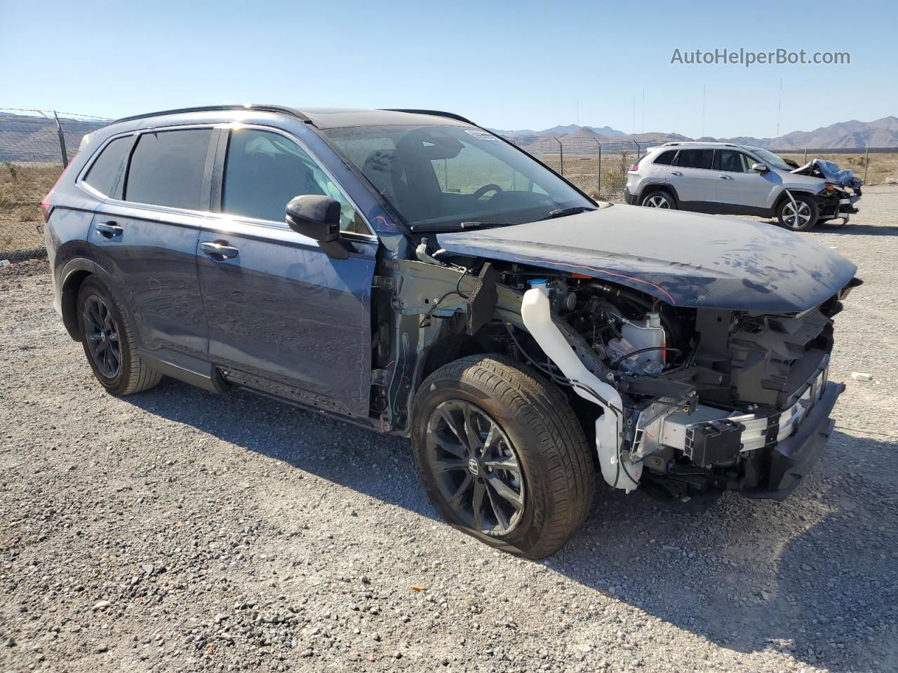 2023 Honda Cr-v Sport Синий vin: 2HKRS5H52PH706169