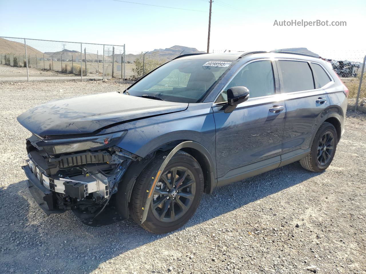 2023 Honda Cr-v Sport Синий vin: 2HKRS5H52PH706169