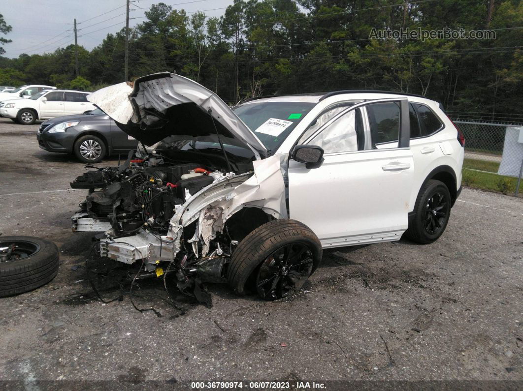 2023 Honda Cr-v Hybrid Sport White vin: 2HKRS5H53PH714880