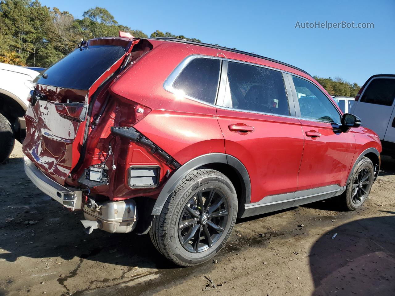 2023 Honda Cr-v Sport Maroon vin: 2HKRS5H54PH713270