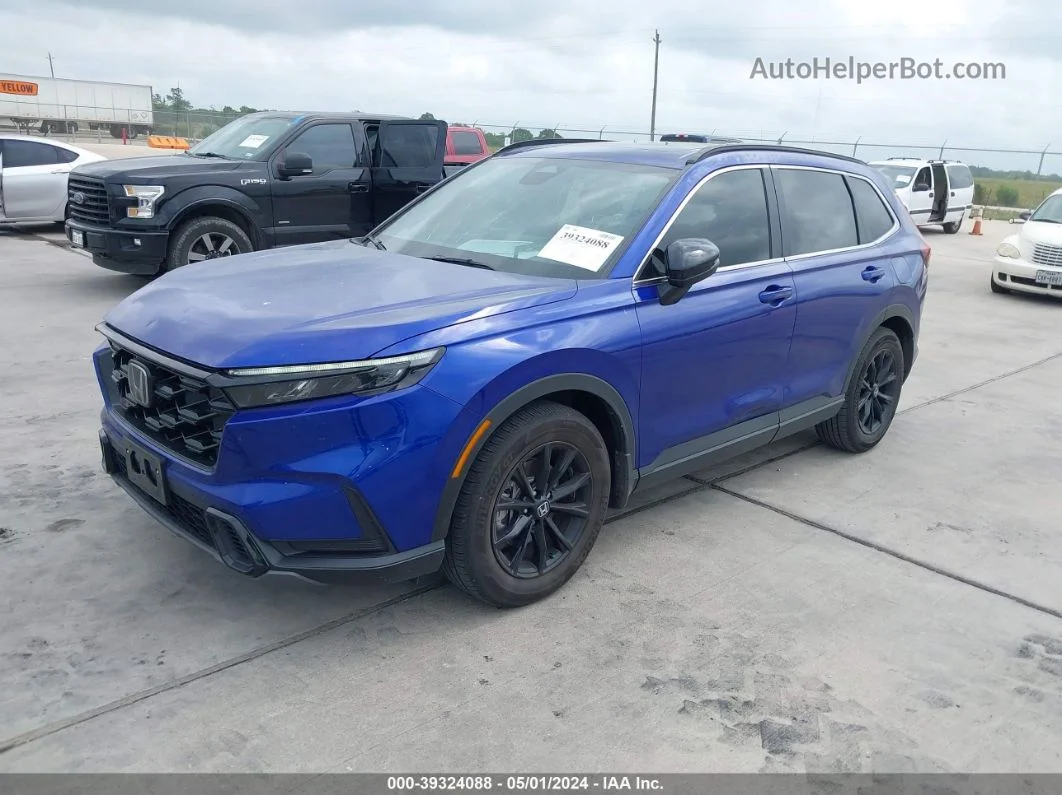 2023 Honda Cr-v Hybrid Sport Blue vin: 2HKRS5H56PH702514