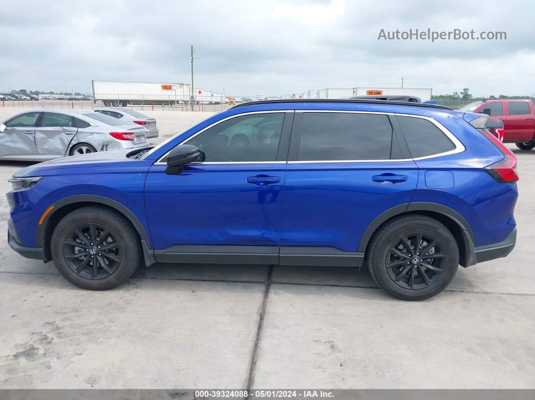 2023 Honda Cr-v Hybrid Sport Blue vin: 2HKRS5H56PH702514