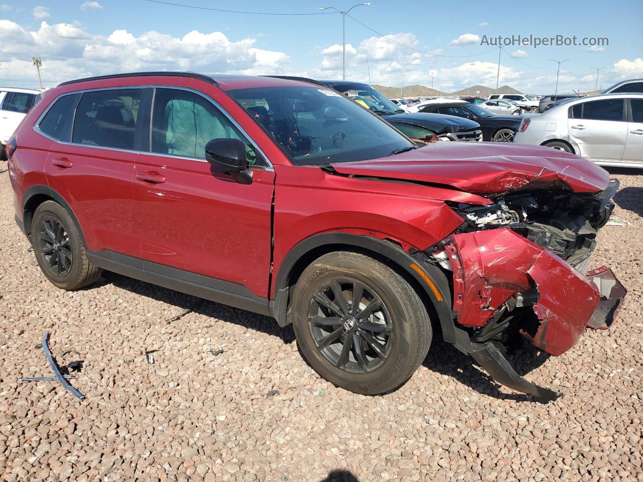 2023 Honda Cr-v Sport Red vin: 2HKRS5H56PH708720