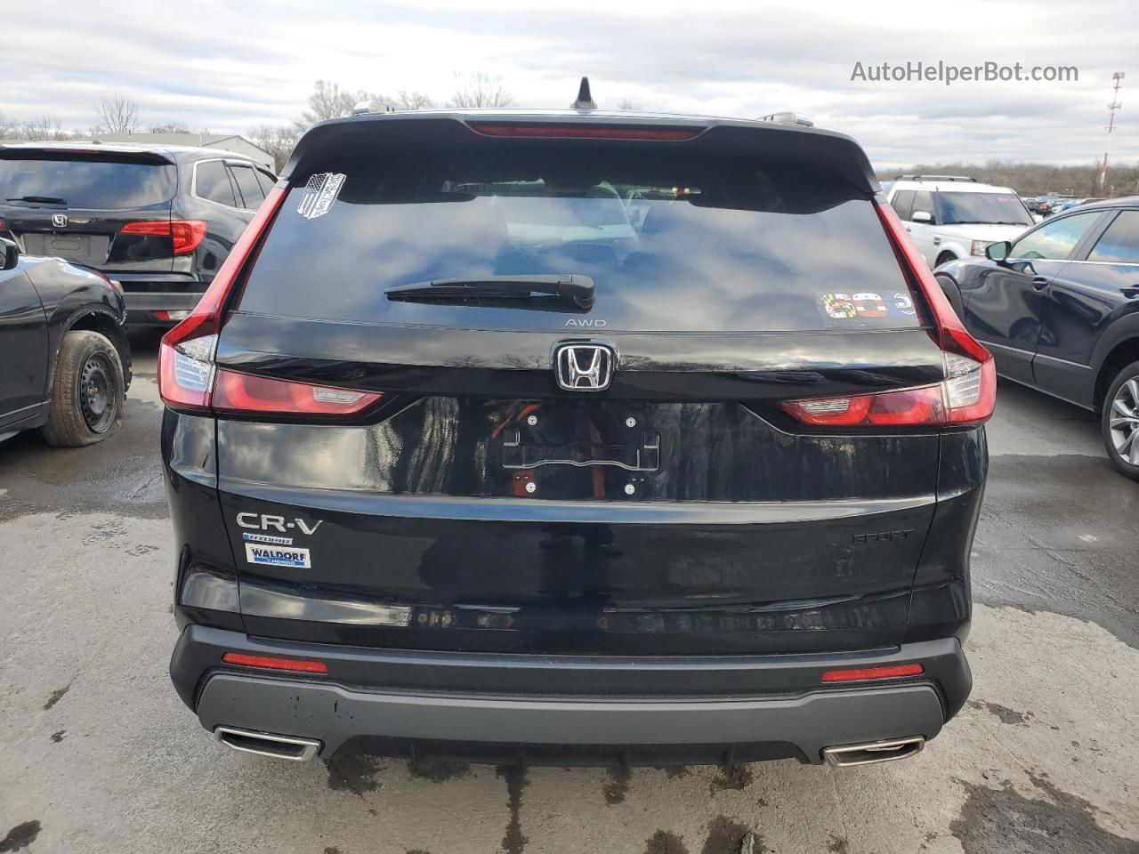 2023 Honda Cr-v Sport Black vin: 2HKRS6H52PH818458