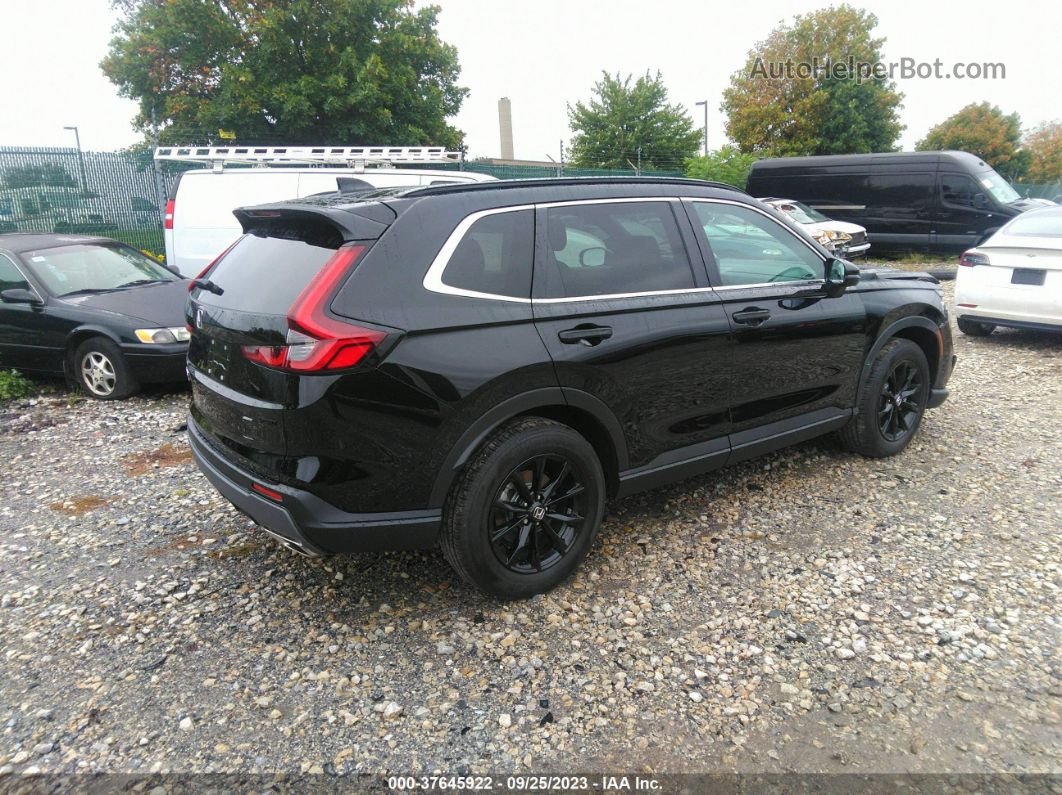 2023 Honda Cr-v Hybrid Sport Black vin: 2HKRS6H54PH818476