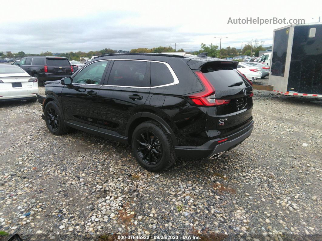 2023 Honda Cr-v Hybrid Sport Черный vin: 2HKRS6H54PH818476