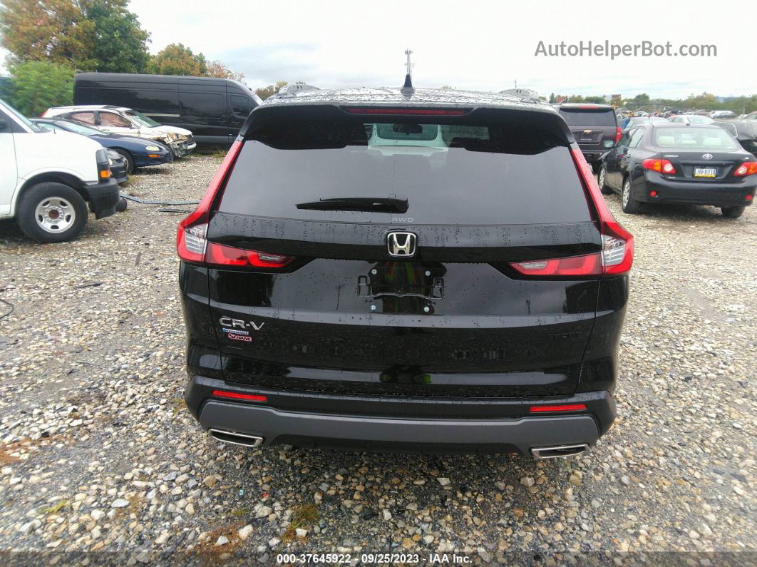 2023 Honda Cr-v Hybrid Sport Black vin: 2HKRS6H54PH818476