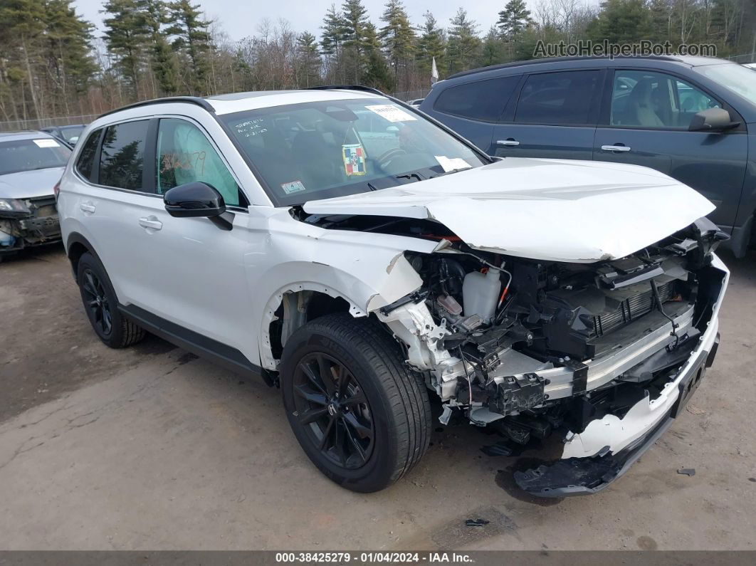 2023 Honda Cr-v Hybrid Sport White vin: 2HKRS6H55PH811486