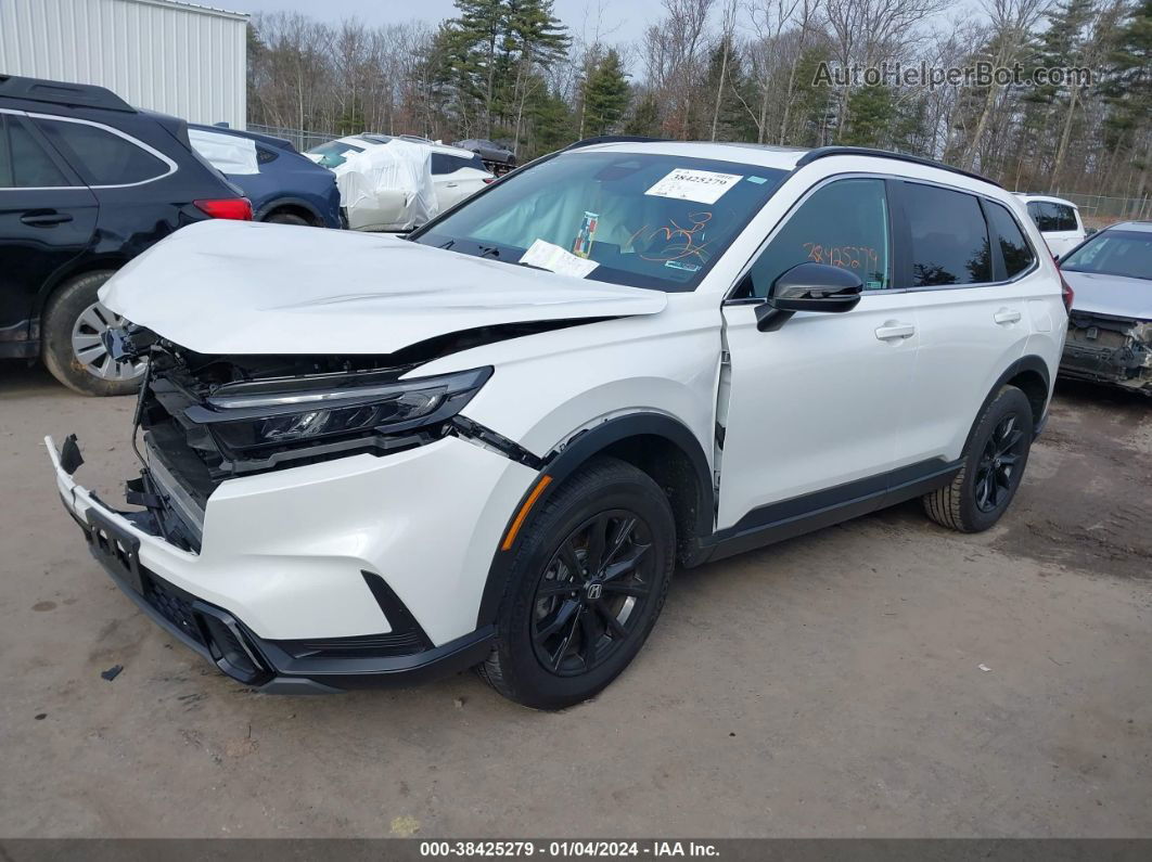 2023 Honda Cr-v Hybrid Sport White vin: 2HKRS6H55PH811486