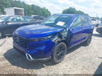 2023 Honda Cr-v Hybrid Sport Touring Blue vin: 2HKRS6H9XPH800843