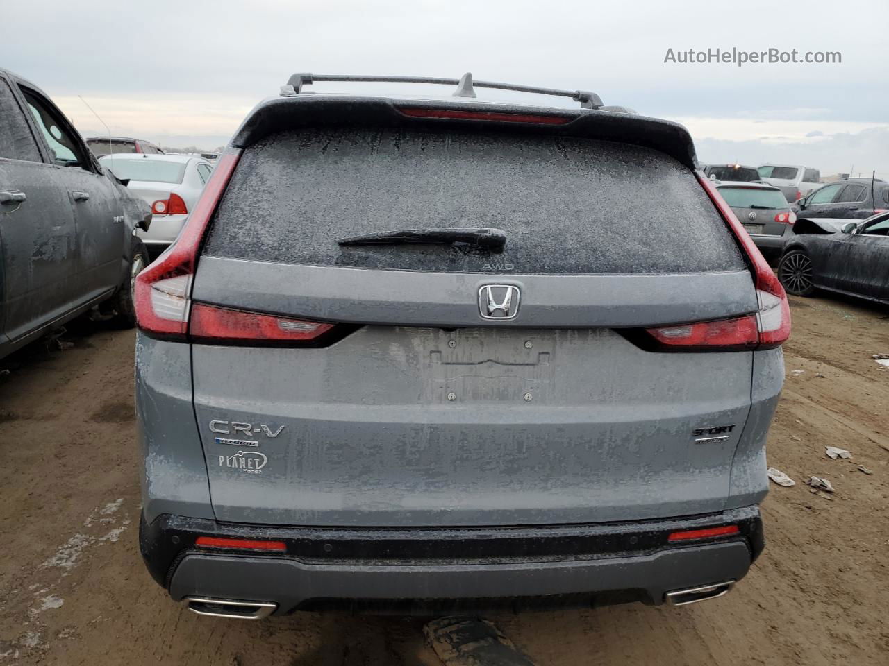 2023 Honda Cr-v Sport Touring Gray vin: 2HKRS6H9XPH802642