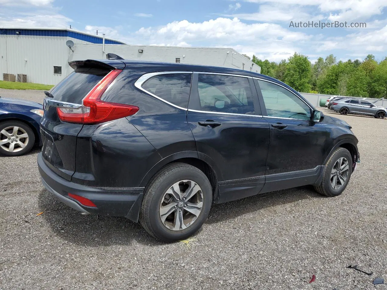 2017 Honda Cr-v Lx Black vin: 2HKRW1H34HH003864