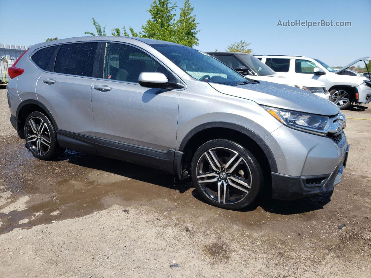 2018 Honda Cr-v Lx Silver vin: 2HKRW1H35JH000476