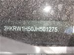 2018 Honda Cr-v Ex White vin: 2HKRW1H50JH501275