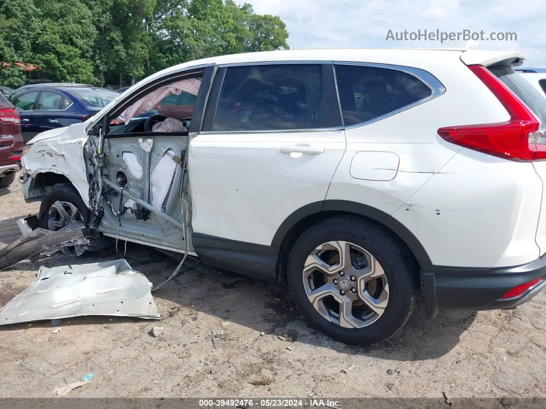 2018 Honda Cr-v Ex White vin: 2HKRW1H50JH501275