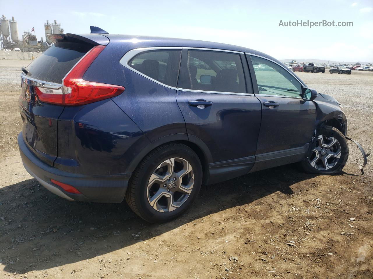 2018 Honda Cr-v Ex Blue vin: 2HKRW1H50JH509280