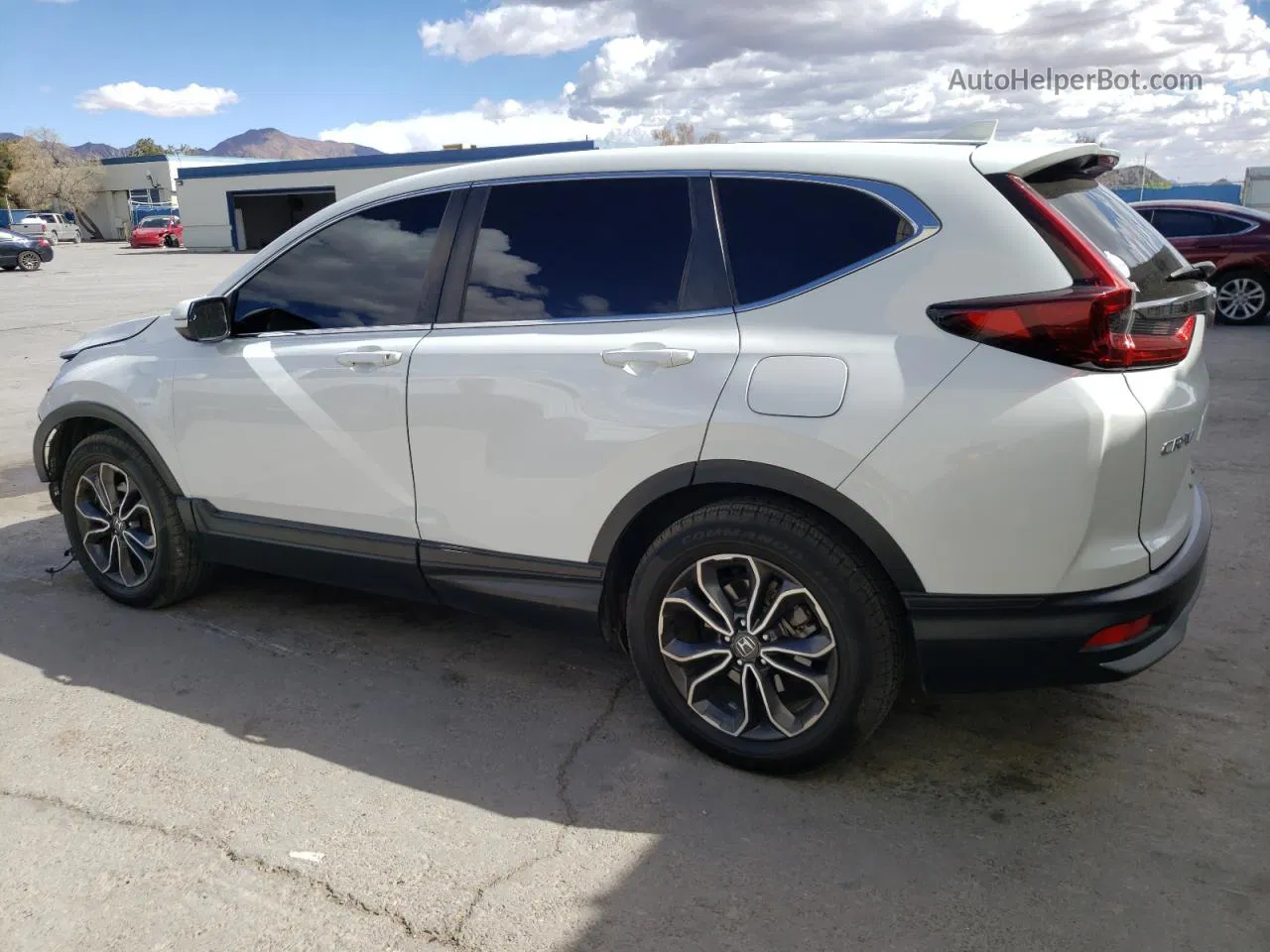 2020 Honda Cr-v Ex White vin: 2HKRW1H50LH429383