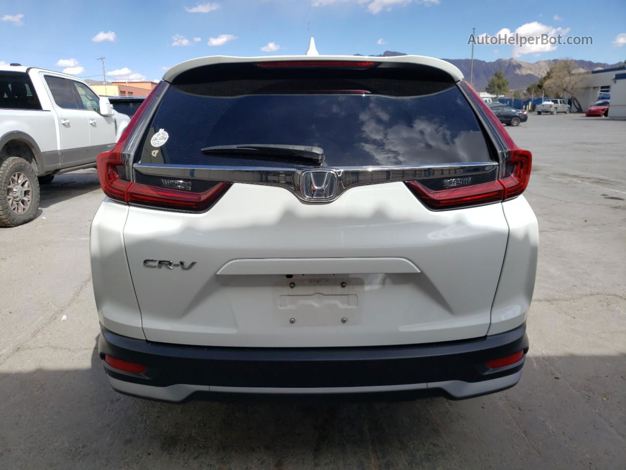 2020 Honda Cr-v Ex White vin: 2HKRW1H50LH429383