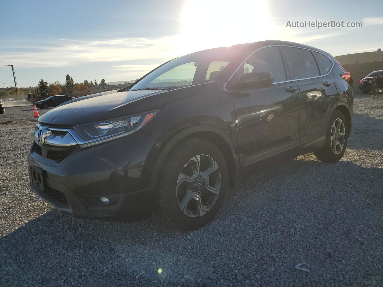 2017 Honda Cr-v Ex Черный vin: 2HKRW1H51HH511016