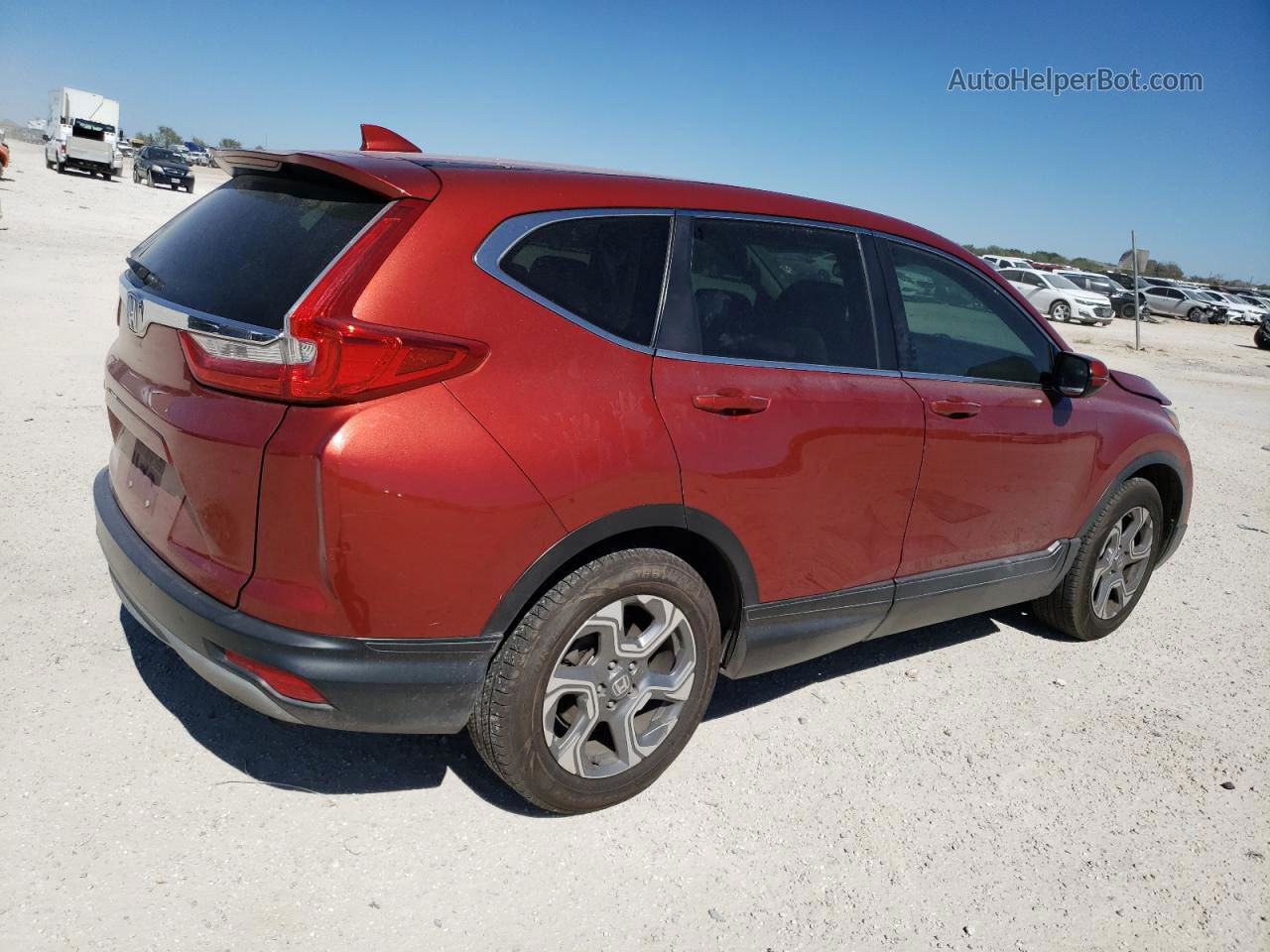 2018 Honda Cr-v Ex Red vin: 2HKRW1H52JH502069