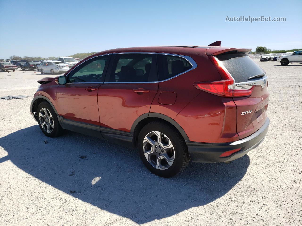 2018 Honda Cr-v Ex Красный vin: 2HKRW1H52JH502069