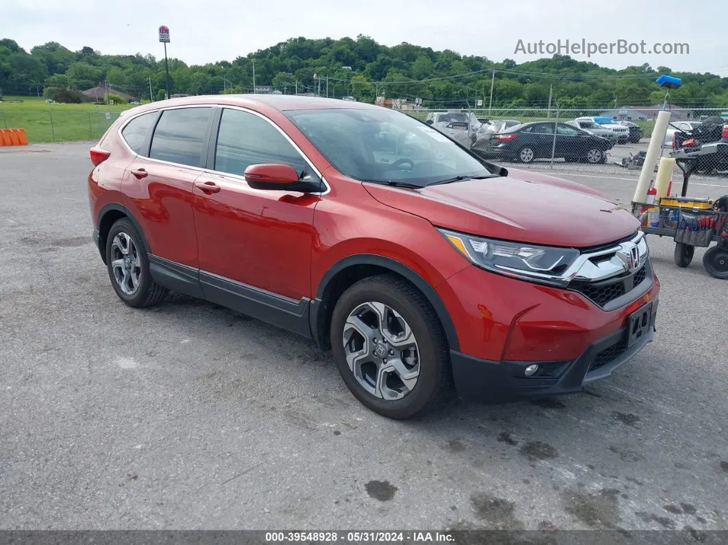 2019 Honda Cr-v Ex Red vin: 2HKRW1H52KH506785