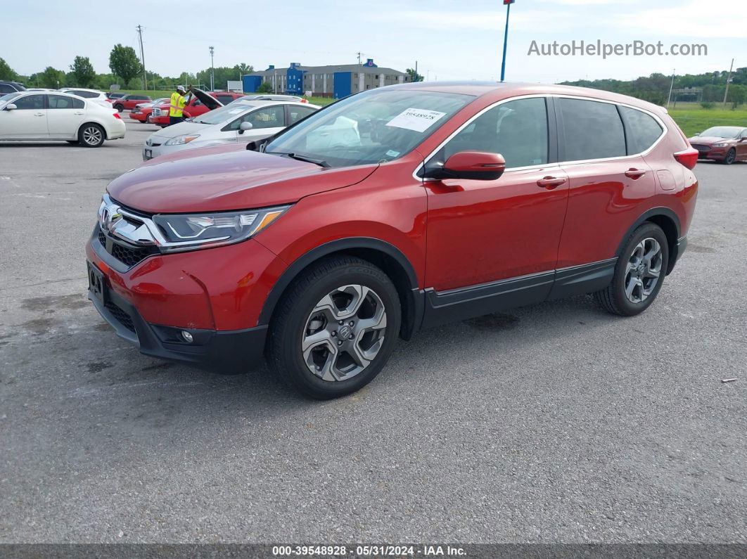 2019 Honda Cr-v Ex Red vin: 2HKRW1H52KH506785