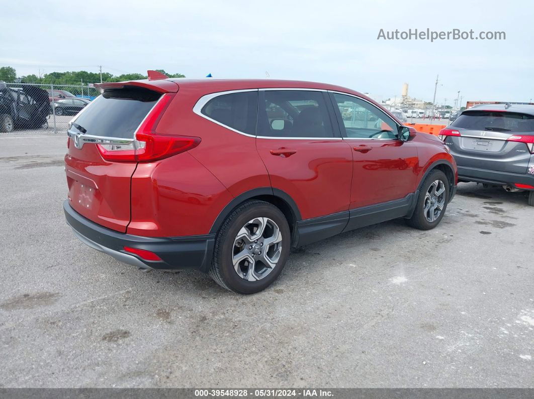 2019 Honda Cr-v Ex Red vin: 2HKRW1H52KH506785