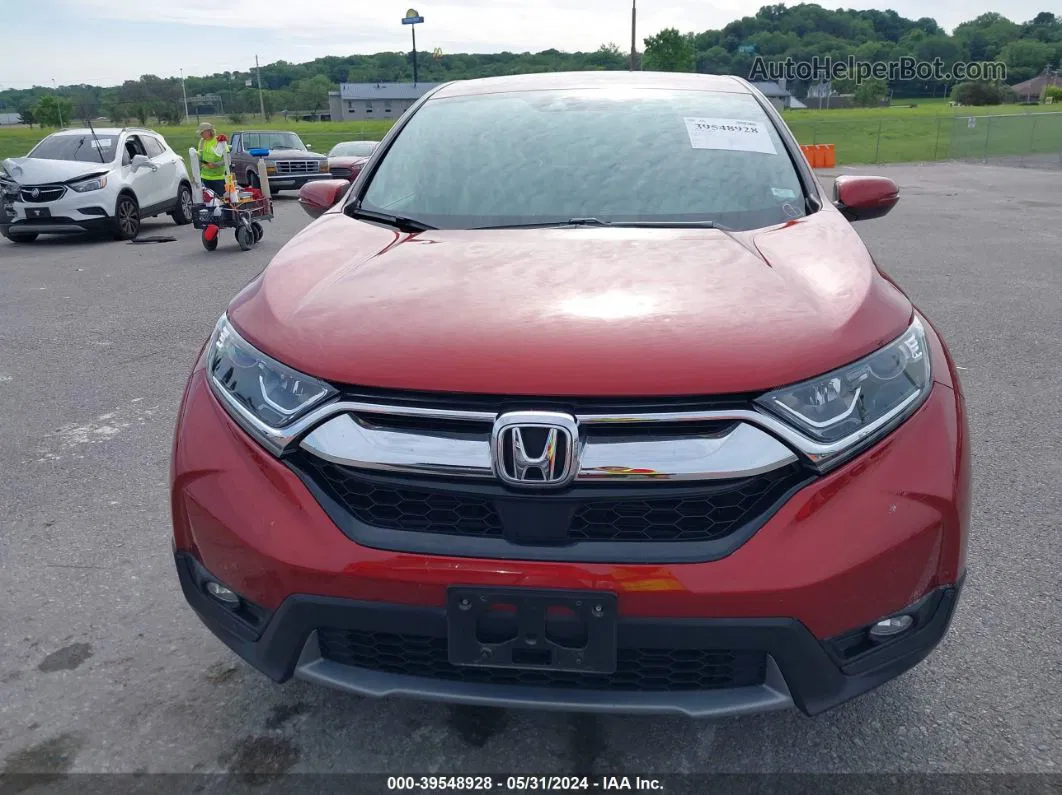 2019 Honda Cr-v Ex Red vin: 2HKRW1H52KH506785