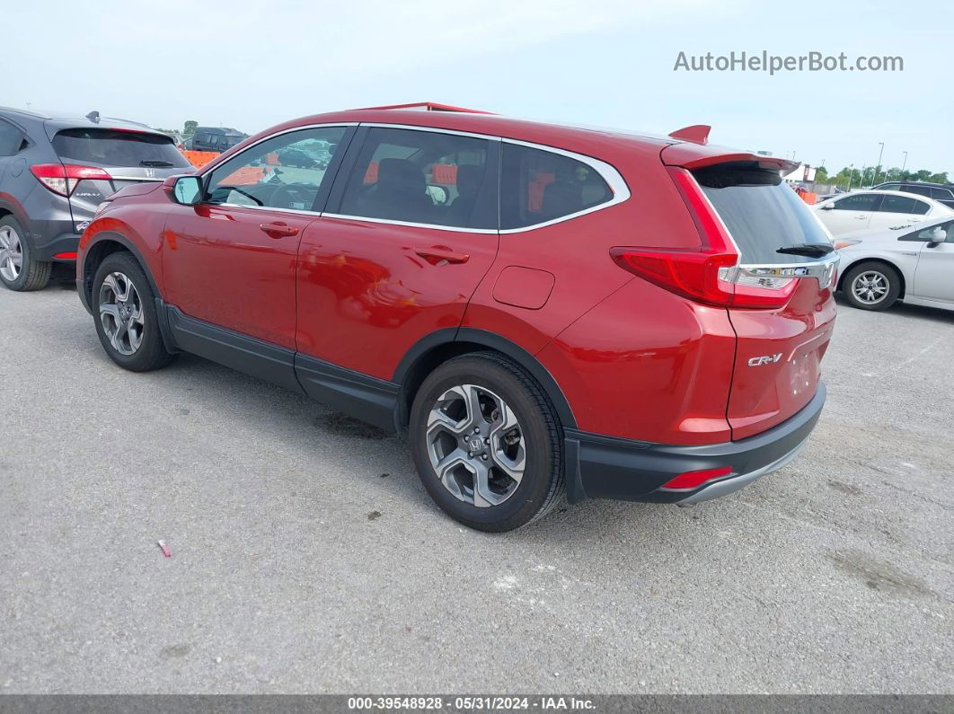 2019 Honda Cr-v Ex Red vin: 2HKRW1H52KH506785