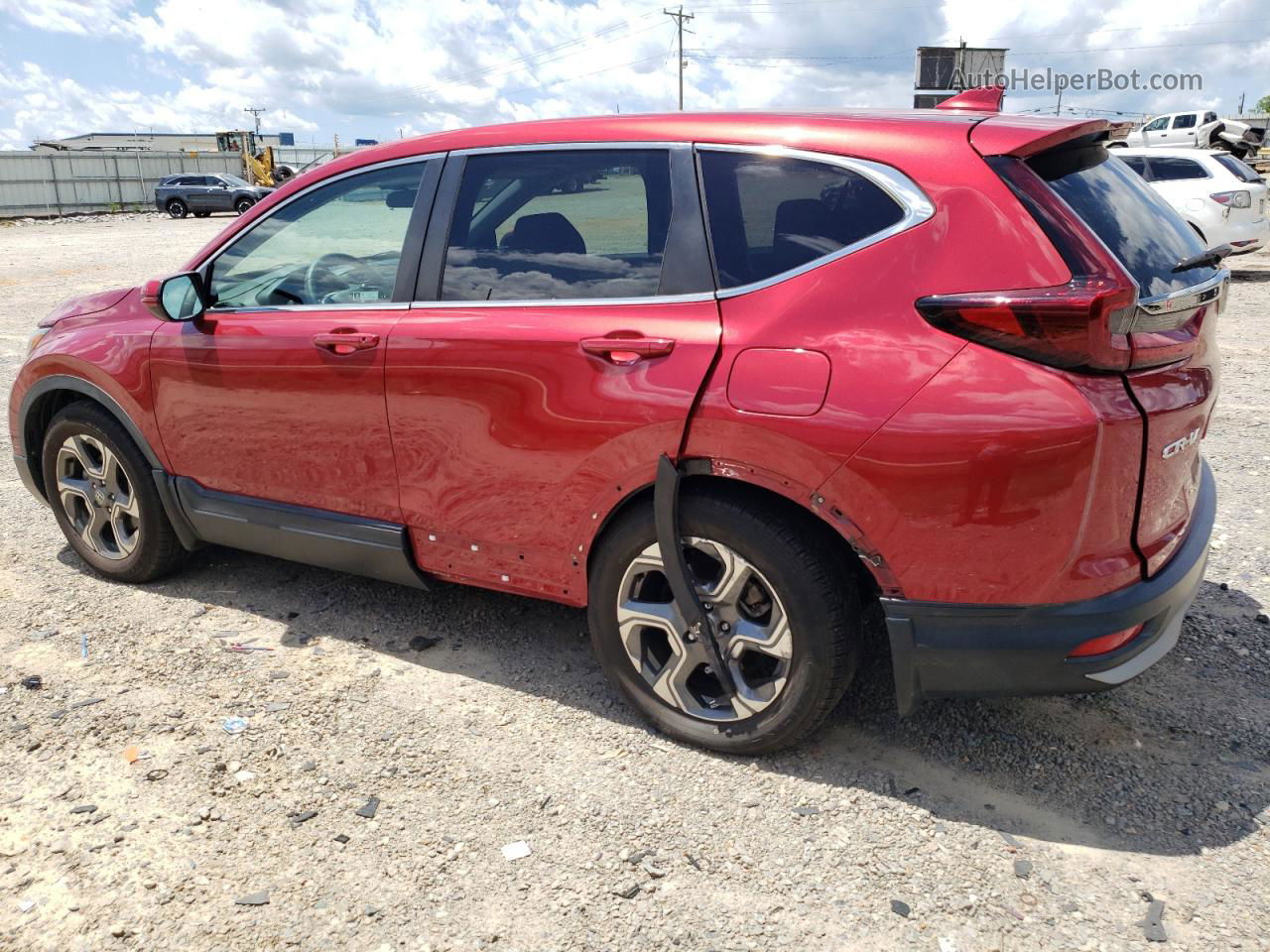 2020 Honda Cr-v Ex Red vin: 2HKRW1H52LH404677