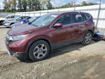 2019 Honda Cr-v Ex Темно-бордовый vin: 2HKRW1H53KH511168