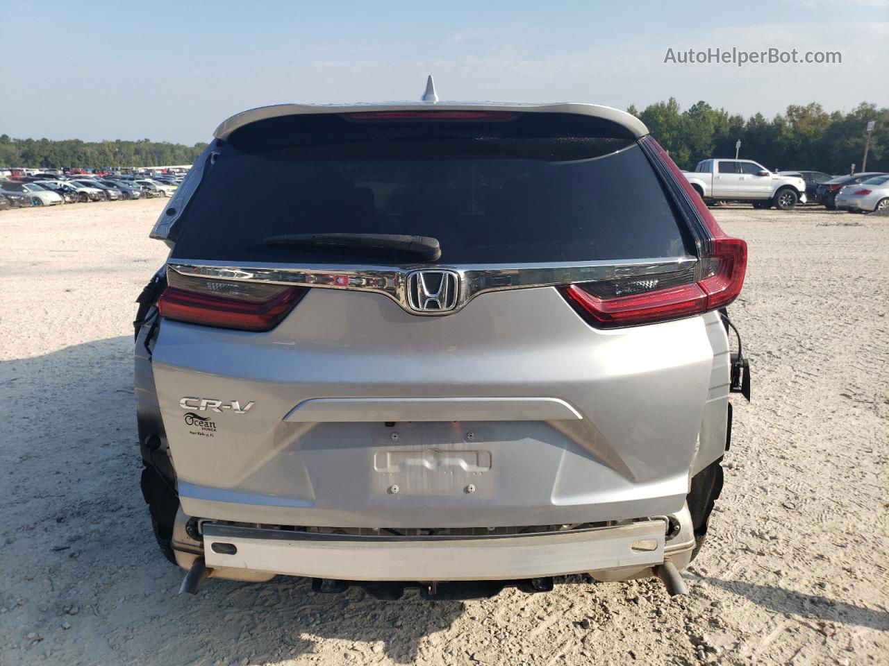 2020 Honda Cr-v Ex Gray vin: 2HKRW1H53LH417339