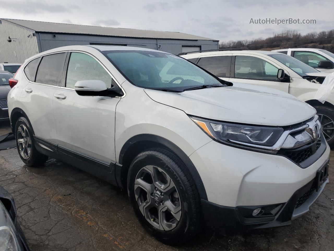 2019 Honda Cr-v Ex Белый vin: 2HKRW1H54KH511504