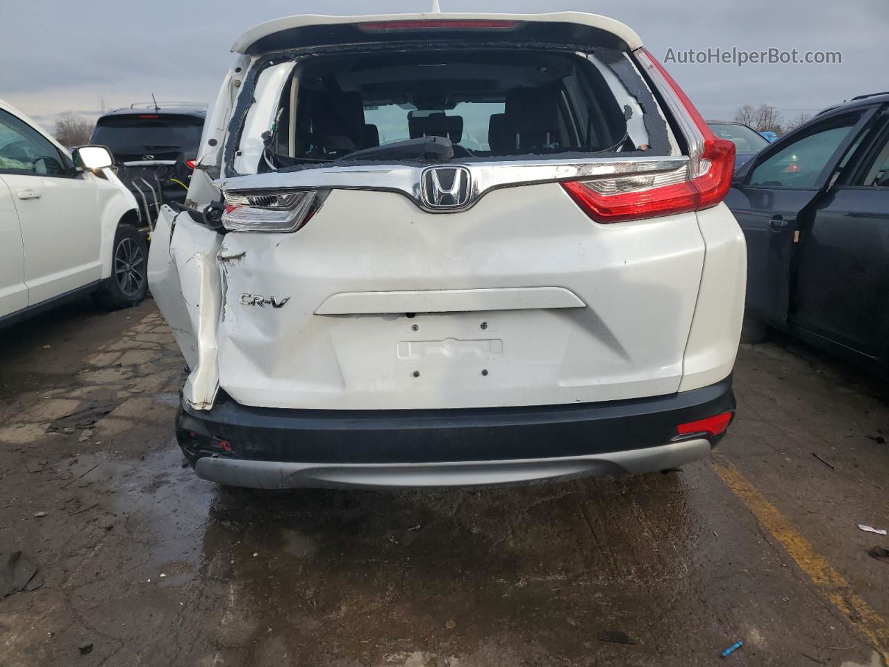 2019 Honda Cr-v Ex Белый vin: 2HKRW1H54KH511504