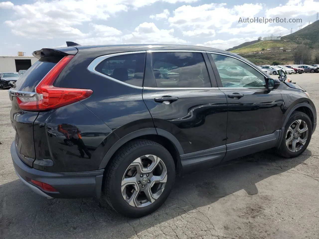 2018 Honda Cr-v Ex Черный vin: 2HKRW1H55JH515110