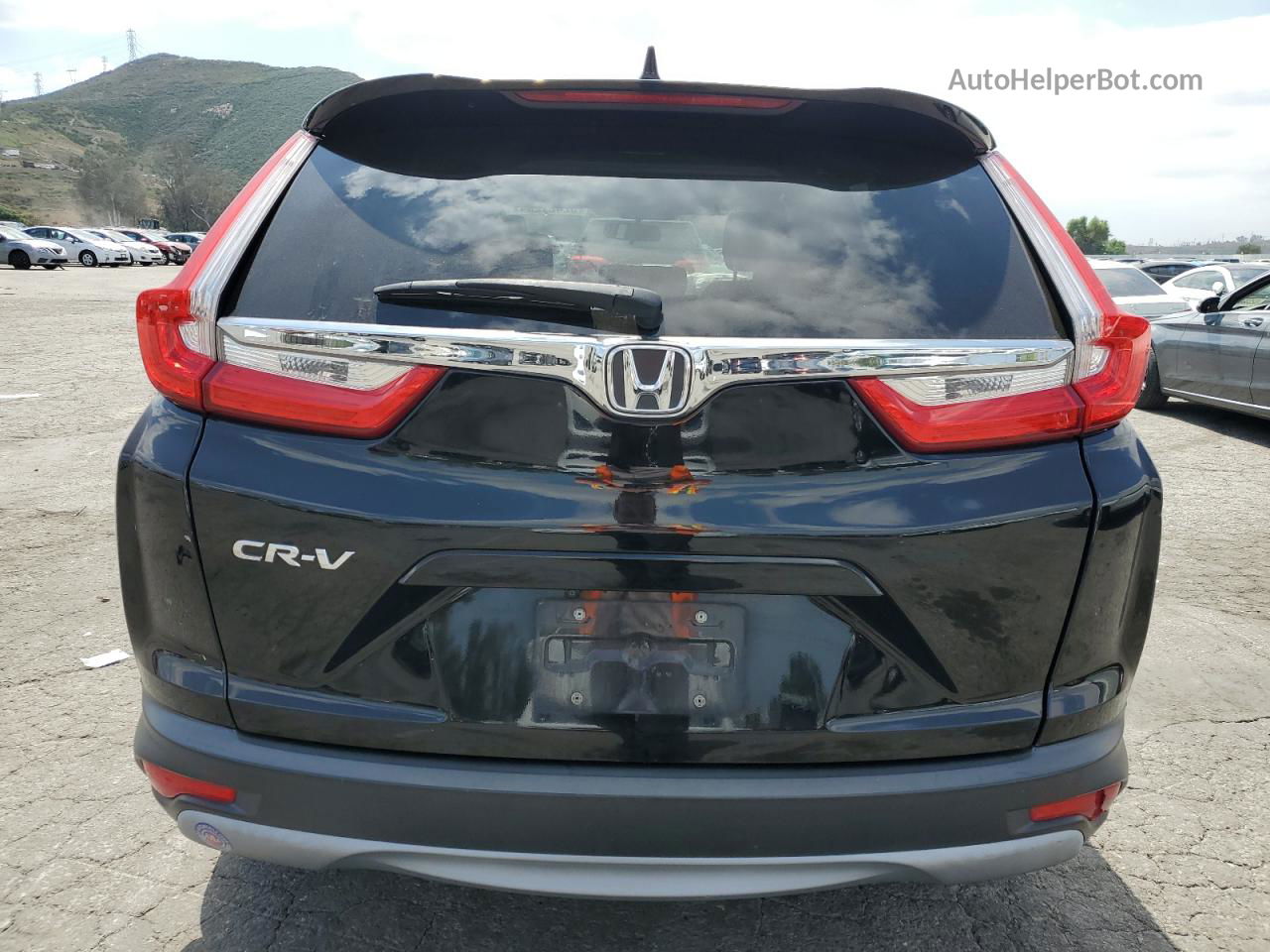 2018 Honda Cr-v Ex Черный vin: 2HKRW1H55JH515110