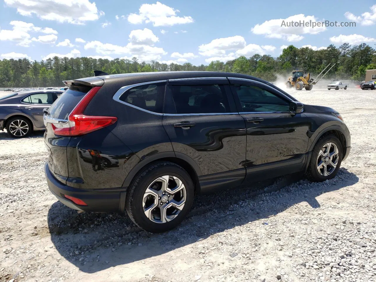 2019 Honda Cr-v Ex Green vin: 2HKRW1H56KH500990