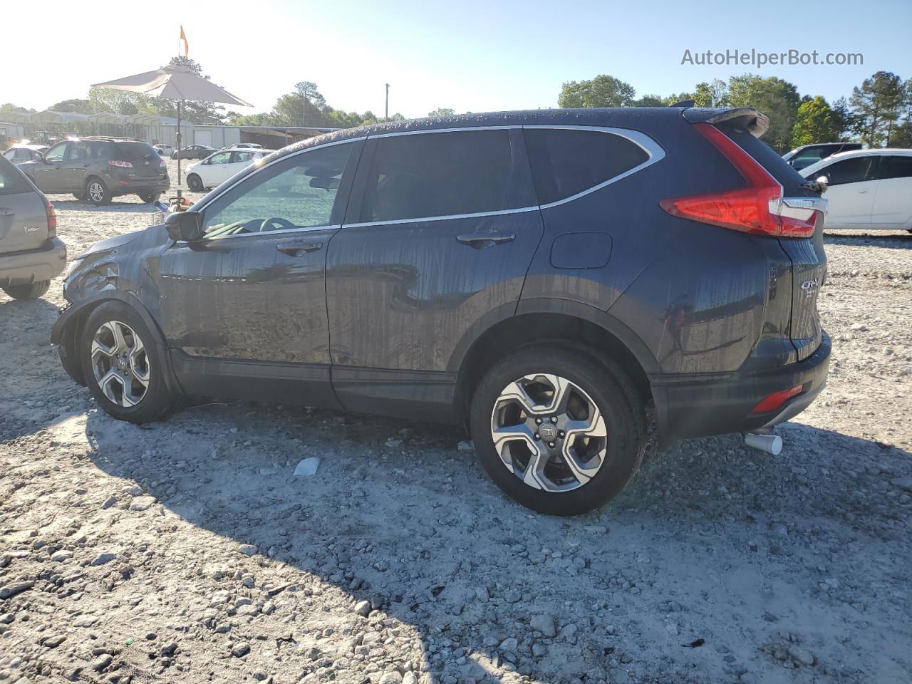 2019 Honda Cr-v Ex Charcoal vin: 2HKRW1H57KH510301