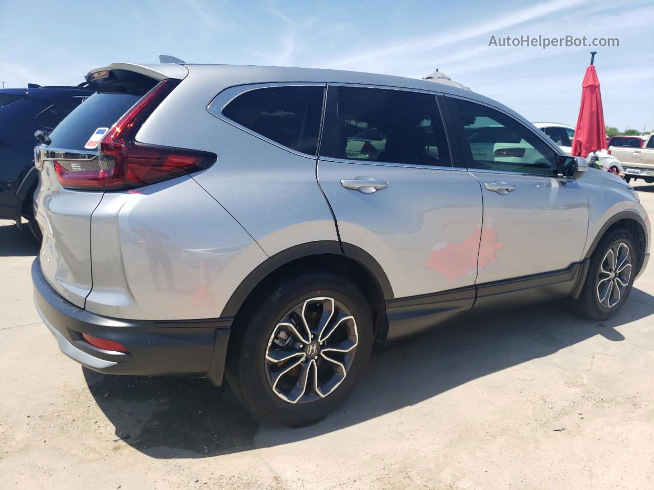 2020 Honda Cr-v Ex Silver vin: 2HKRW1H57LH421961