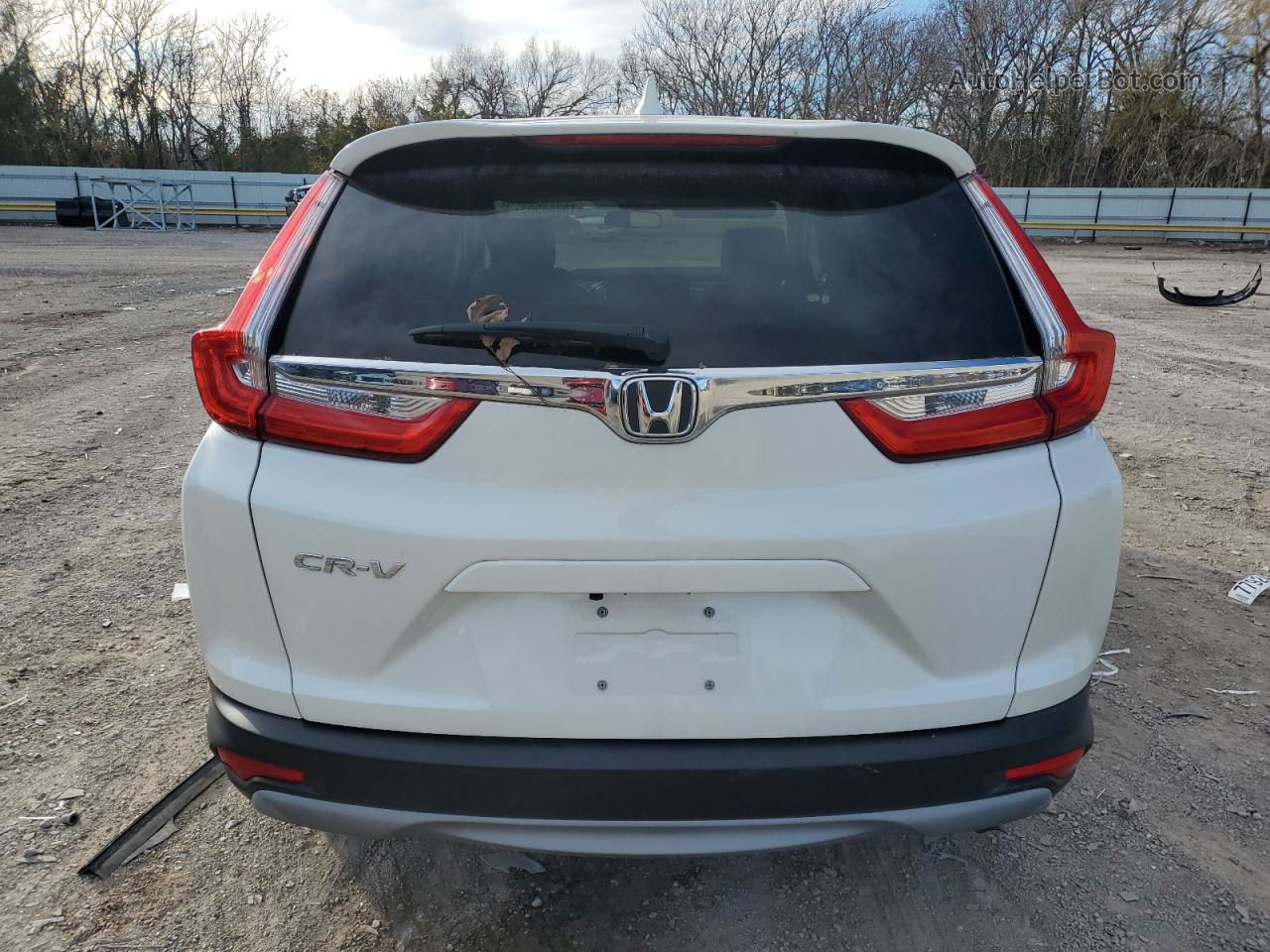 2017 Honda Cr-v Ex White vin: 2HKRW1H58HH507111