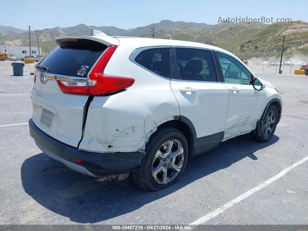 2018 Honda Cr-v Ex White vin: 2HKRW1H58JH503212